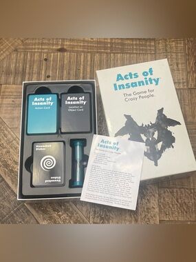 “Acts of Insanity" party game by Kheper Games.